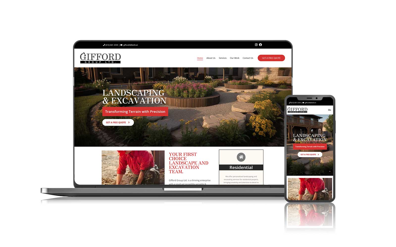 Gifford Group Ltd. Web Design